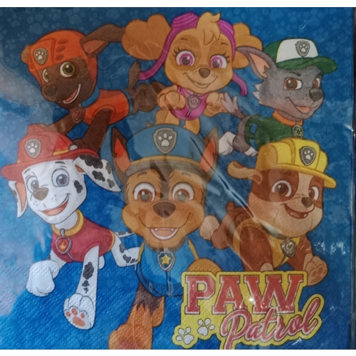 <b>23058.00 Paw patrol</b><br/><small><i>Patrolne šape</i></small><br/><small> <b>pak:</b> Salvete</small><br/><small><i>Cena:</i> 200.00 din.</small>